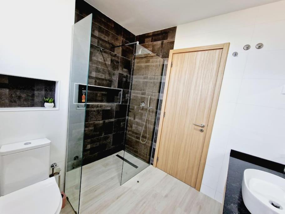 普拉亚Apartamento Encantador Com Piscina E Vista Mar公寓 外观 照片